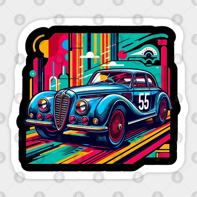 Alfa Romeo 6C Sticker by Vehicles-Art